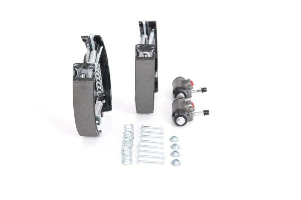 Bromsbackar, sats, Bakaxel Bosch KIT SUPERPRO 0 204 114 606 BOSCH
