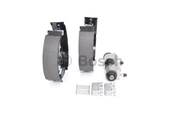 Bromsbackar, sats, Bakaxel Bosch KIT SUPERPRO 0 204 114 607 BOSCH