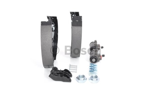 Bromsbackar, sats, Bakaxel Bosch KIT SUPERPRO 0 204 114 614 BOSCH