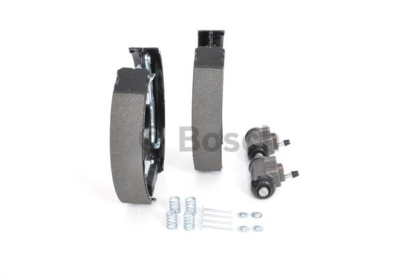 Bromsbackar, sats, Bakaxel Bosch KIT SUPERPRO 0 204 114 628 BOSCH