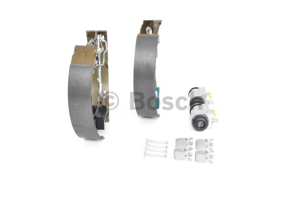 Bromsbackar, sats, Bakaxel Bosch KIT SUPERPRO 0 204 114 668 BOSCH