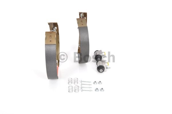 Bromsbackar, sats, Bakaxel Bosch KIT SUPERPRO 0 204 114 678 BOSCH