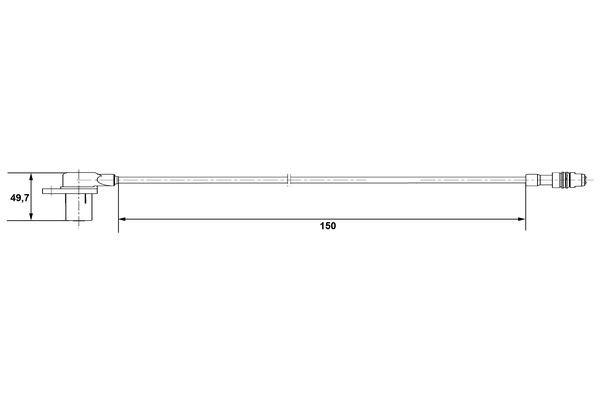 ABS-givare, Sensor, hjulvarvtal, Framaxel, Bakaxel Bosch 0 265 00 BOSCH ABS-givare, Sensor, hjulvarvtal, Framaxel, Bakaxel Bosch 0 265 00 BOSCH