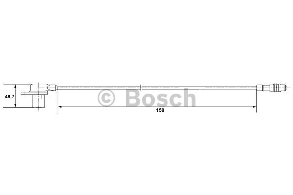 ABS-givare, Sensor, hjulvarvtal, Framaxel, Bakaxel Bosch 0 265 00 BOSCH ABS-givare, Sensor, hjulvarvtal, Framaxel, Bakaxel Bosch 0 265 00 BOSCH