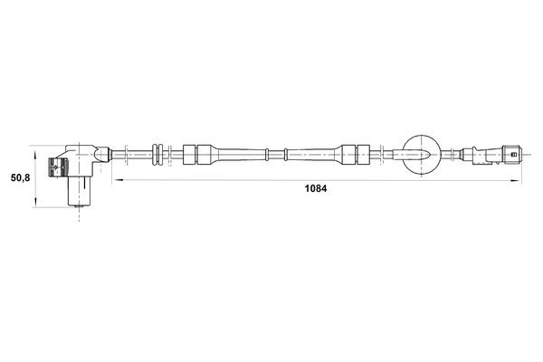 ABS-givare, Sensor, hjulvarvtal, Framaxel Bosch 0 265 006 205 BOSCH ABS-givare, Sensor, hjulvarvtal, Framaxel Bosch 0 265 006 205 BOSCH
