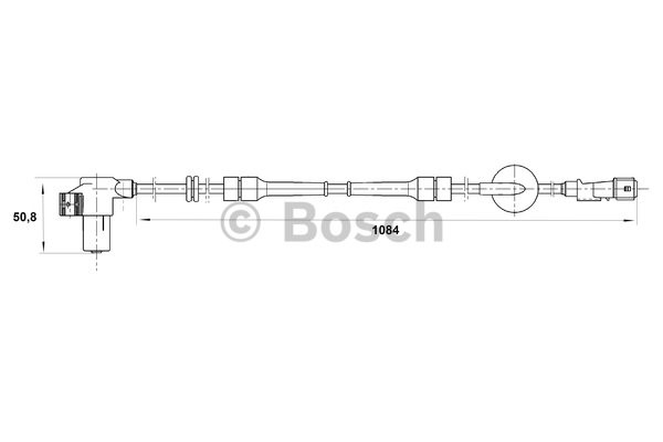 ABS-givare, Sensor, hjulvarvtal, Framaxel Bosch 0 265 006 205 BOSCH ABS-givare, Sensor, hjulvarvtal, Framaxel Bosch 0 265 006 205 BOSCH