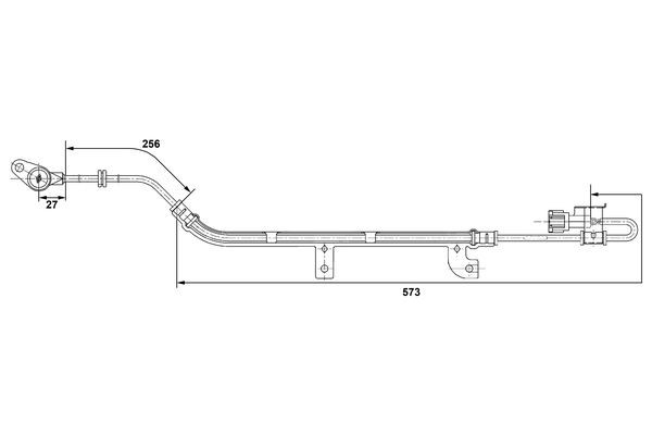 ABS-givare, Sensor, hjulvarvtal, Bakaxel, Vänster Bosch 0 265 006 BOSCH ABS-givare, Sensor, hjulvarvtal, Bakaxel, Vänster Bosch 0 265 006 BOSCH
