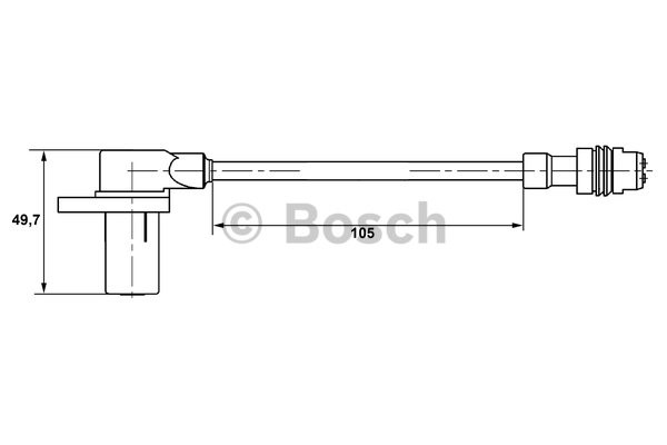ABS-givare, Sensor, hjulvarvtal, Framaxel, Bakaxel Bosch 0 265 00 BOSCH ABS-givare, Sensor, hjulvarvtal, Framaxel, Bakaxel Bosch 0 265 00 BOSCH