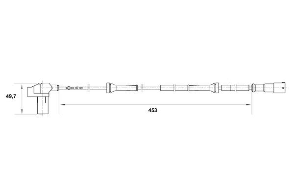 ABS-givare, Sensor, hjulvarvtal, Framaxel Bosch 0 265 006 528 BOSCH ABS-givare, Sensor, hjulvarvtal, Framaxel Bosch 0 265 006 528 BOSCH