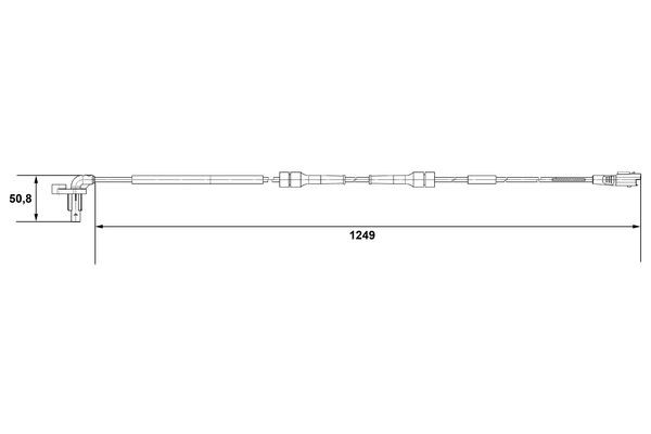 ABS-givare, Sensor, hjulvarvtal, Framaxel Bosch 0 265 007 666 BOSCH