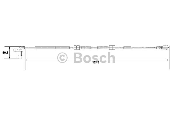 ABS-givare, Sensor, hjulvarvtal, Framaxel Bosch 0 265 007 666 BOSCH