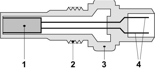 Kylvätsketemperatur-sensor Bosch 0 280 130 026 BOSCH