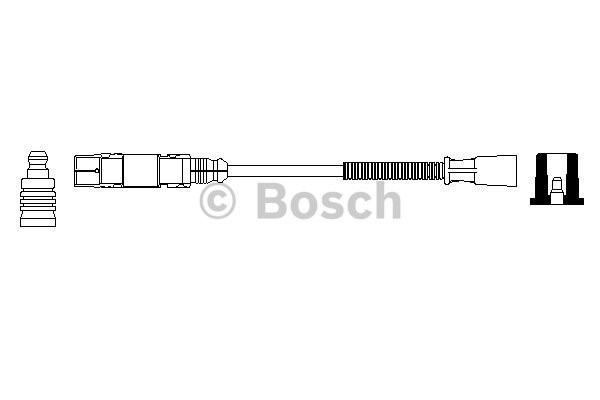 Tändkabel, Cylinder 1, Cylinder 2, Cylinder 3 Bosch 0 356 912 967 BOSCH