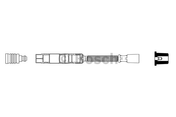 Tändkabel, Cylinder 3 Bosch 0 356 913 017 BOSCH Tändkabel, Cylinder 3 Bosch 0 356 913 017 BOSCH