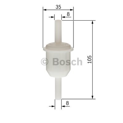 Bränslefilter Bosch 0 450 904 058 BOSCH
