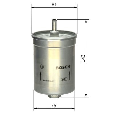 Bränslefilter Bosch 0 450 905 007 BOSCH Bränslefilter Bosch 0 450 905 007 BOSCH