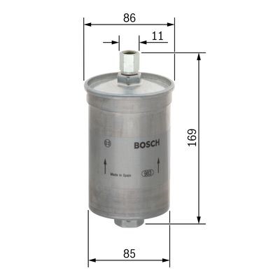 Bränslefilter Bosch 0 450 905 177 BOSCH