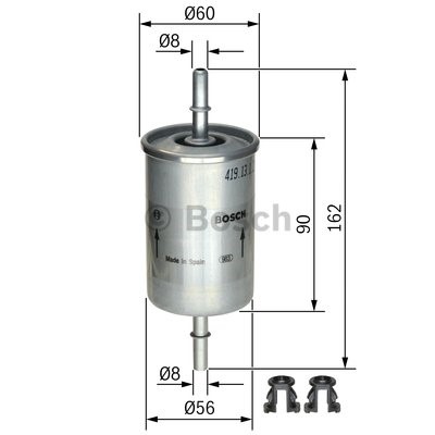 Bränslefilter Bosch 0 450 905 273 BOSCH