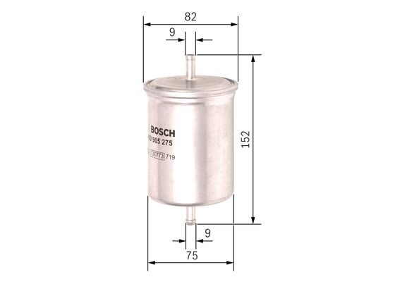 Bränslefilter Bosch 0 450 905 275 BOSCH