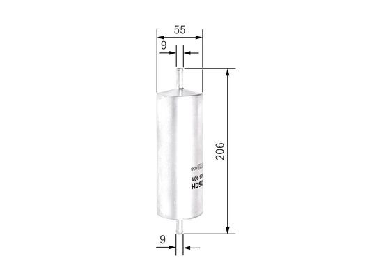 Bränslefilter Bosch 0 450 905 901 BOSCH