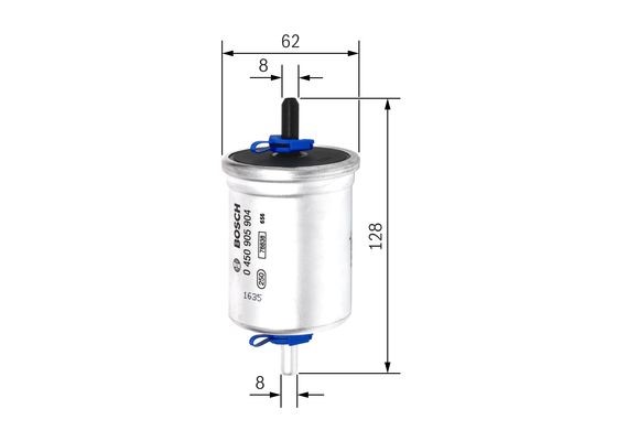 Bränslefilter Bosch 0 450 905 904 BOSCH Bränslefilter Bosch 0 450 905 904 BOSCH