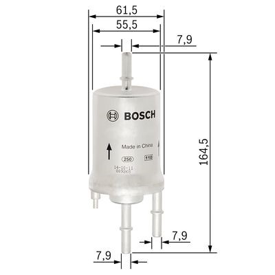 Bränslefilter BOSCH