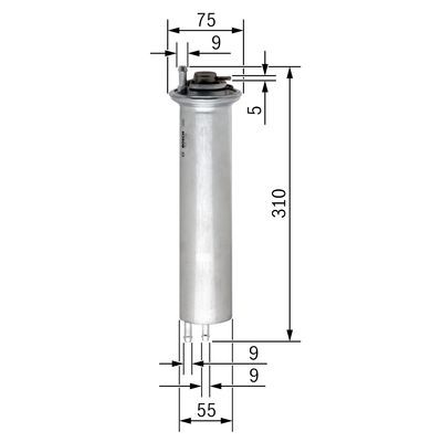 Bränslefilter Bosch 0 450 905 960 BOSCH