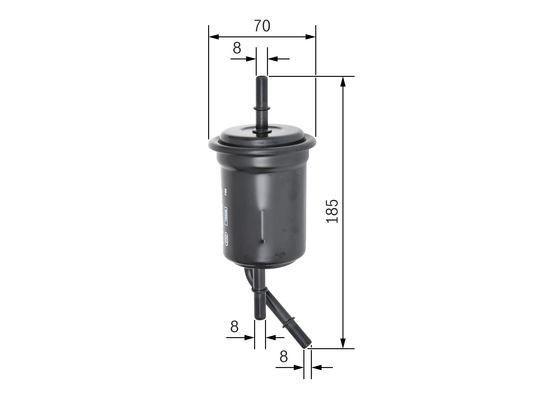 Bränslefilter Bosch 0 450 905 970 BOSCH