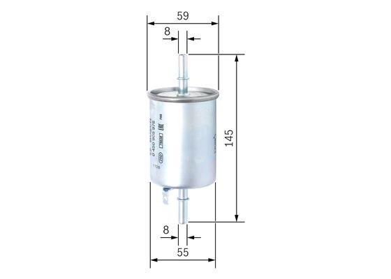 Bränslefilter Bosch 0 450 905 976 BOSCH