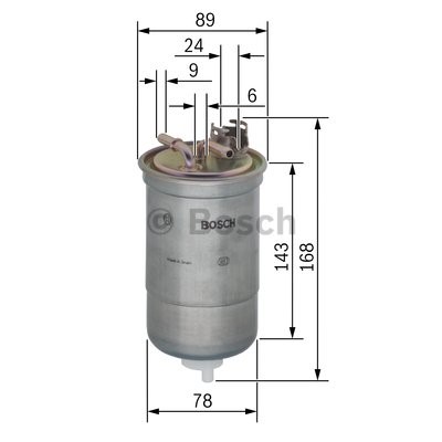 Bränslefilter Bosch 0 450 906 274 BOSCH Bränslefilter Bosch 0 450 906 274 BOSCH