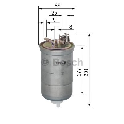 Bränslefilter Bosch 0 450 906 295 BOSCH Bränslefilter Bosch 0 450 906 295 BOSCH