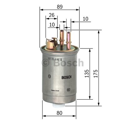 Bränslefilter Bosch 0 450 906 357 BOSCH