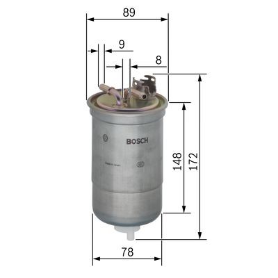 Bränslefilter Bosch 0 450 906 373 BOSCH