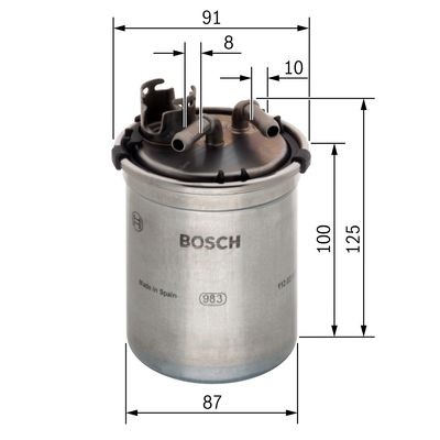 Bränslefilter Bosch 0 450 906 426 BOSCH