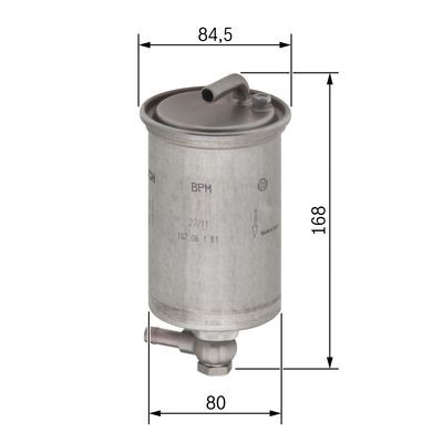 Bränslefilter Bosch 0 450 906 431 BOSCH