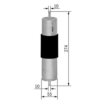 Bränslefilter Bosch 0 450 906 450 BOSCH