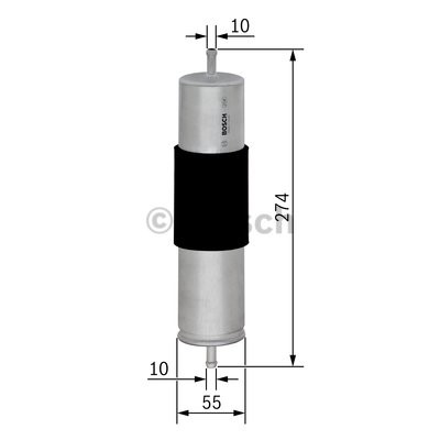 Bränslefilter Bosch 0 450 906 450 BOSCH