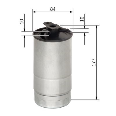 Bränslefilter Bosch 0 450 906 451 BOSCH