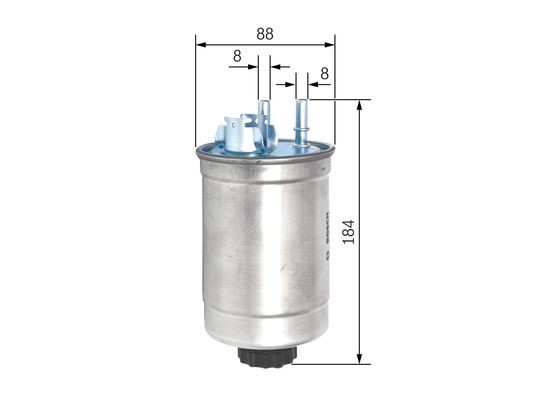Bränslefilter Bosch 0 450 906 452 BOSCH
