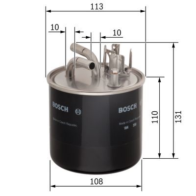 Bränslefilter Bosch 0 450 906 458 BOSCH