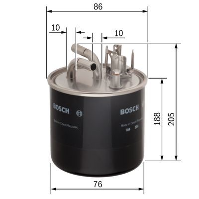 Bränslefilter Bosch 0 450 906 459 BOSCH