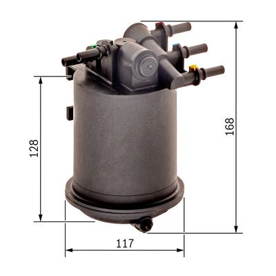 Bränslefilter Bosch 0 450 906 461 BOSCH Bränslefilter Bosch 0 450 906 461 BOSCH