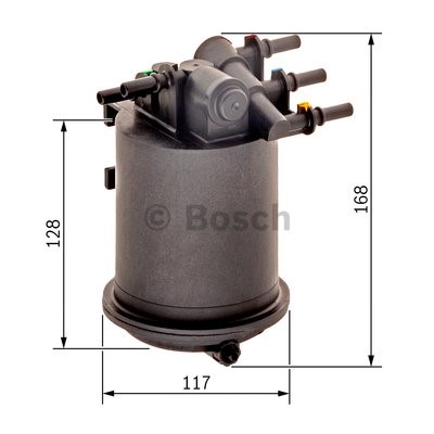 Bränslefilter Bosch 0 450 906 461 BOSCH Bränslefilter Bosch 0 450 906 461 BOSCH