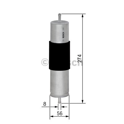 Bränslefilter Bosch 0 450 906 463 BOSCH