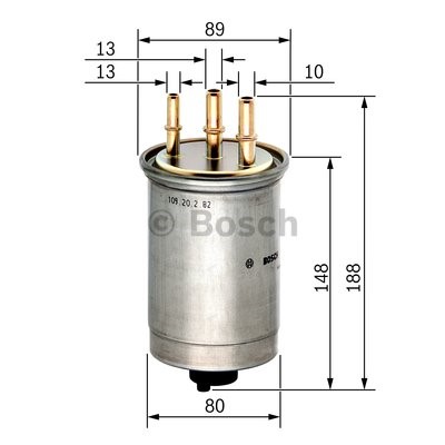 Bränslefilter BOSCH