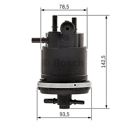 Bränslefilter Bosch 0 450 907 001 BOSCH