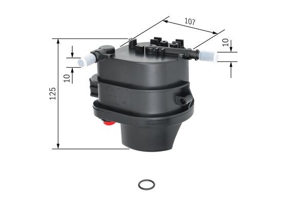 Bränslefilter Bosch 0 450 907 007 BOSCH