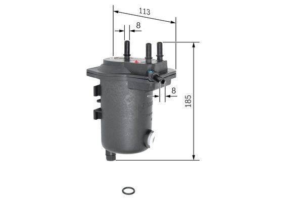 Bränslefilter Bosch 0 450 907 012 BOSCH