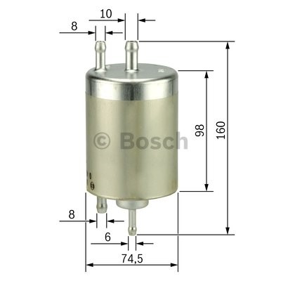 Bränslefilter BOSCH
