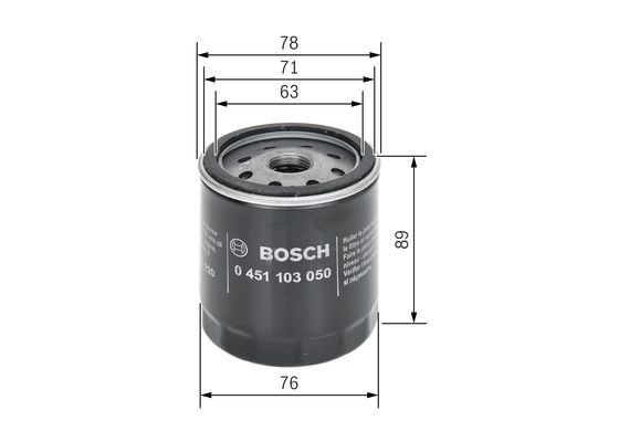 Oljefilter BOSCH